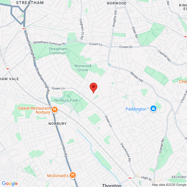 Streatham Common Tooting Bec Victoria, Greater London, SW16 5RP