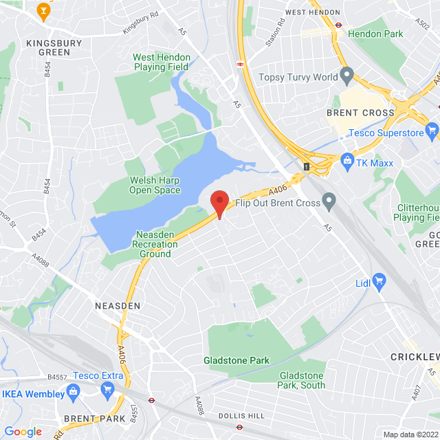 Neasden Criclewood, Staples Corner, Londyn, NW27LW