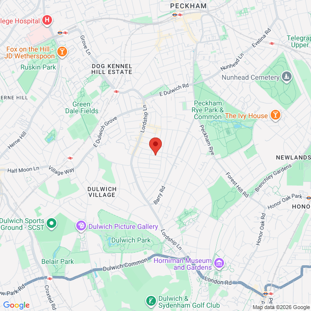 Dulwich, South West London, SE22