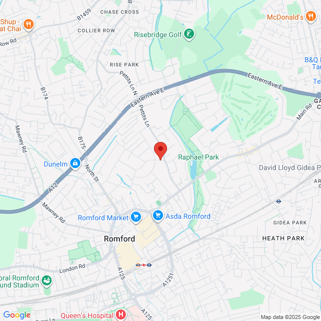 Cala Wielka Brytania, Romford, Essex, Kent, Londyn, RM1