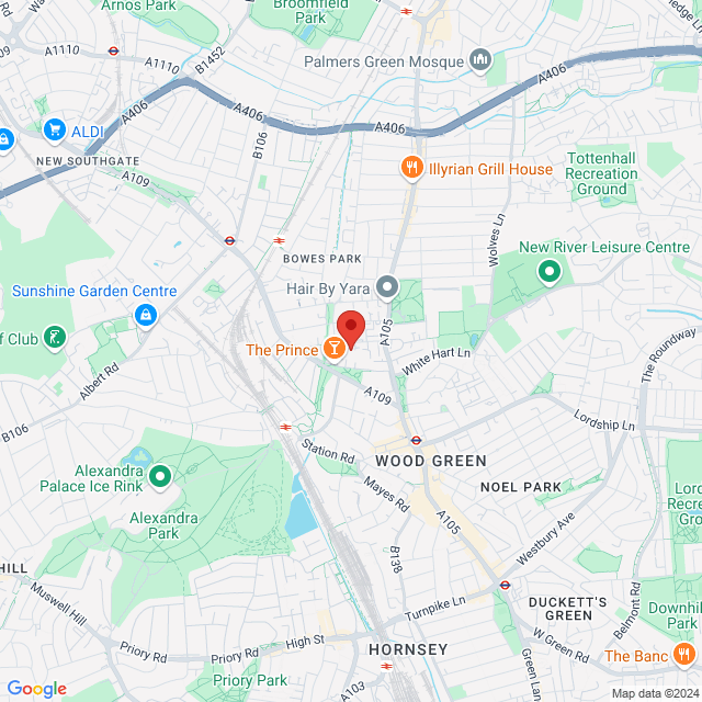 Cały Londyn, Londyn Pn., N22