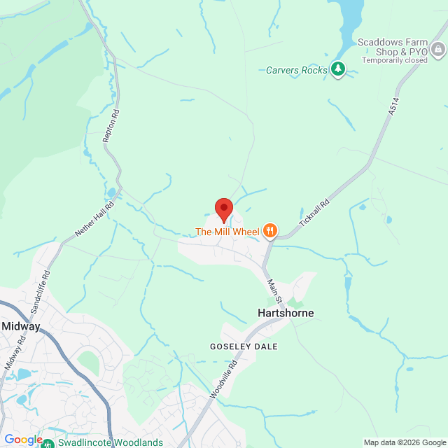 Hartshorne, East Midlands, Derbyshire, DE11 7AH