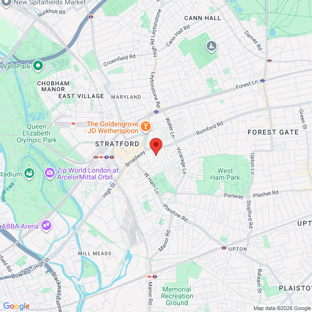 Stratford, Londyn, E15