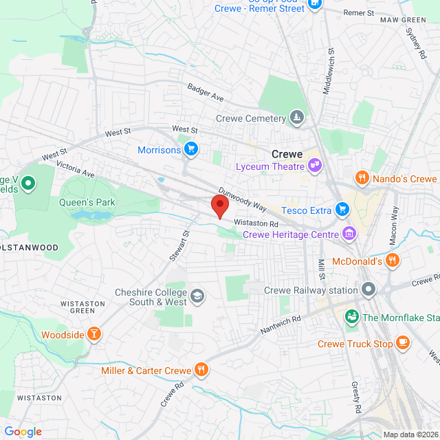 Crewe, North West England, Cheshire, CW2 7RJ