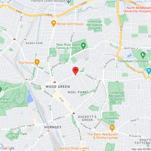 London, Londyn, N22 5LH