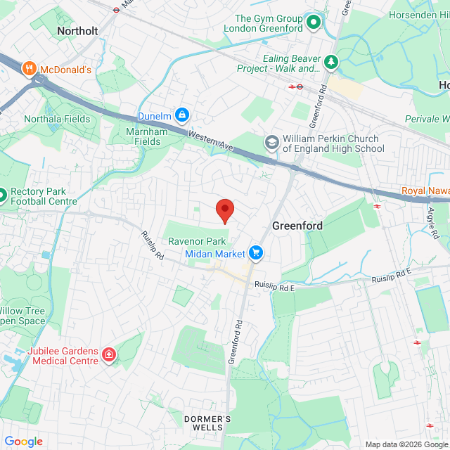 Greenford, Londyn Zach., UB69QX